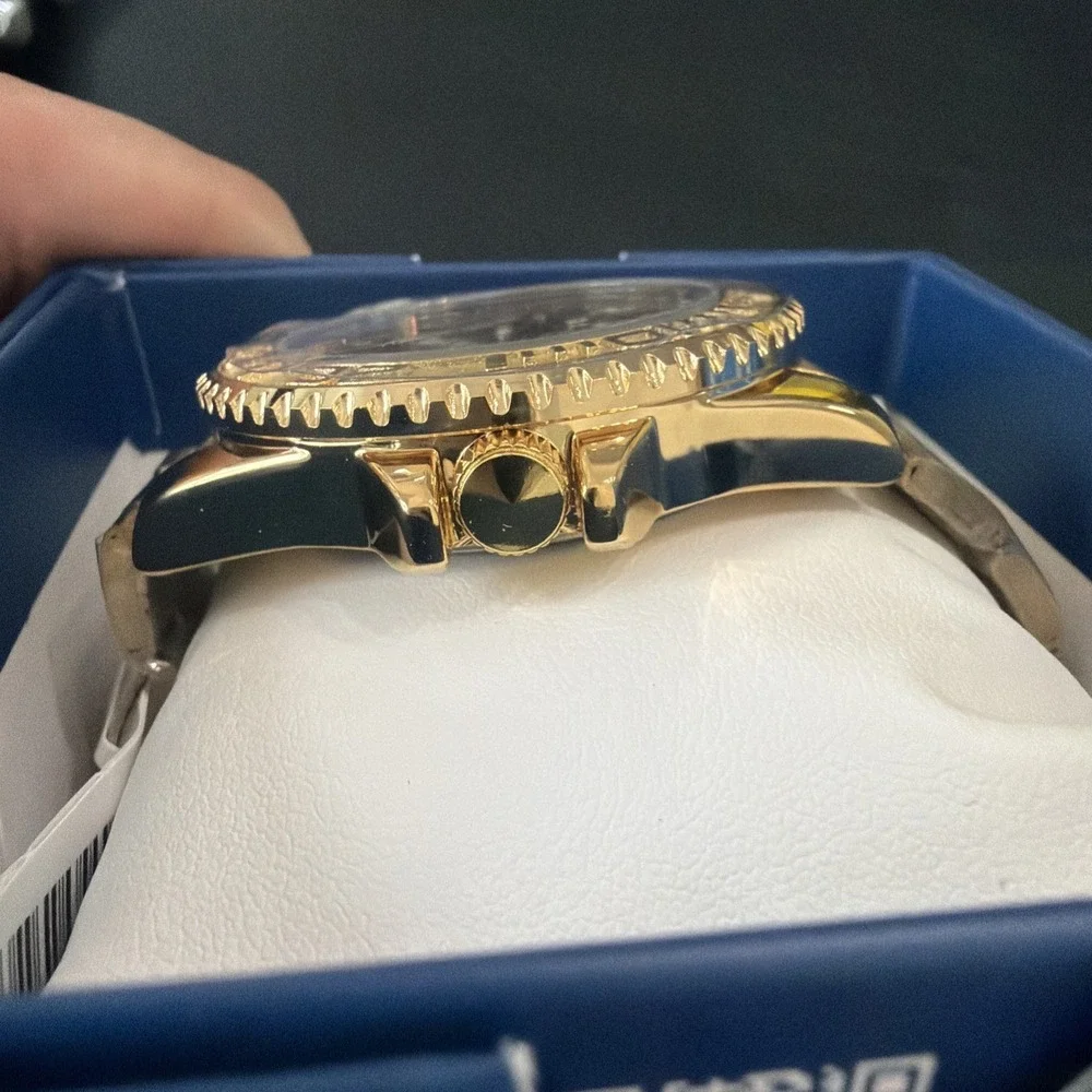 Invicta Montres Prestige Men's Gold/Black Watch 43mm MPW-0263 New In Box